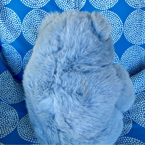 Large Baby Size Big Blue Bear Plushie Stuffed Animal - Picture 6 of 13